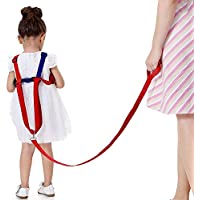 Suntapower Anti perdidos Equipo para Bebé-2 in 1 Walking Arnés y riendas Aprendiendo a caminar para Niños 0-5 Años-Rojo…